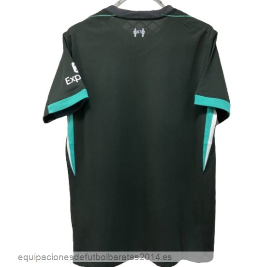 Nuevo Tailandia 2ª Camiseta Liverpool 24/25 Negro Baratas
